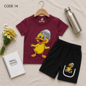 কিডস স্টাইলিশ প্রিমিয়াম T-Shirt & Pant Set
