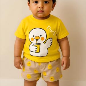Baby Boy's স্টাইলিশ প্রিমিয়াম T-Shirt & Pant Set