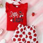 Baby Girl's স্টাইলিশ প্রিমিয়াম T-Shirt & Pant Set