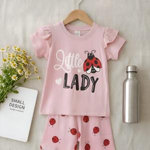 Baby Girl's স্টাইলিশ প্রিমিয়াম T-Shirt & Pant Set