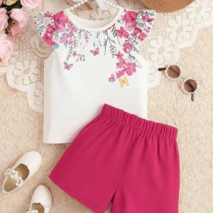 Baby Girl's স্টাইলিশ প্রিমিয়াম T-Shirt & Pant Set