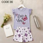 Baby Girl's স্টাইলিশ প্রিমিয়াম T-Shirt & Pant Set