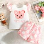 Baby Girl's স্টাইলিশ প্রিমিয়াম T-Shirt & Pant Set